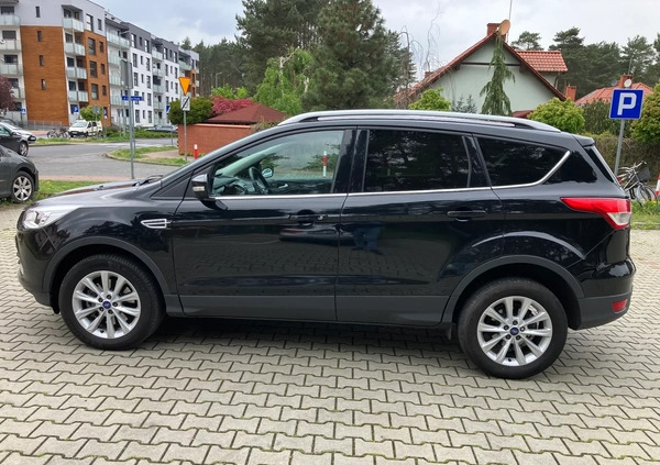 Ford Kuga cena 53800 przebieg: 222600, rok produkcji 2015 z Leszno małe 352